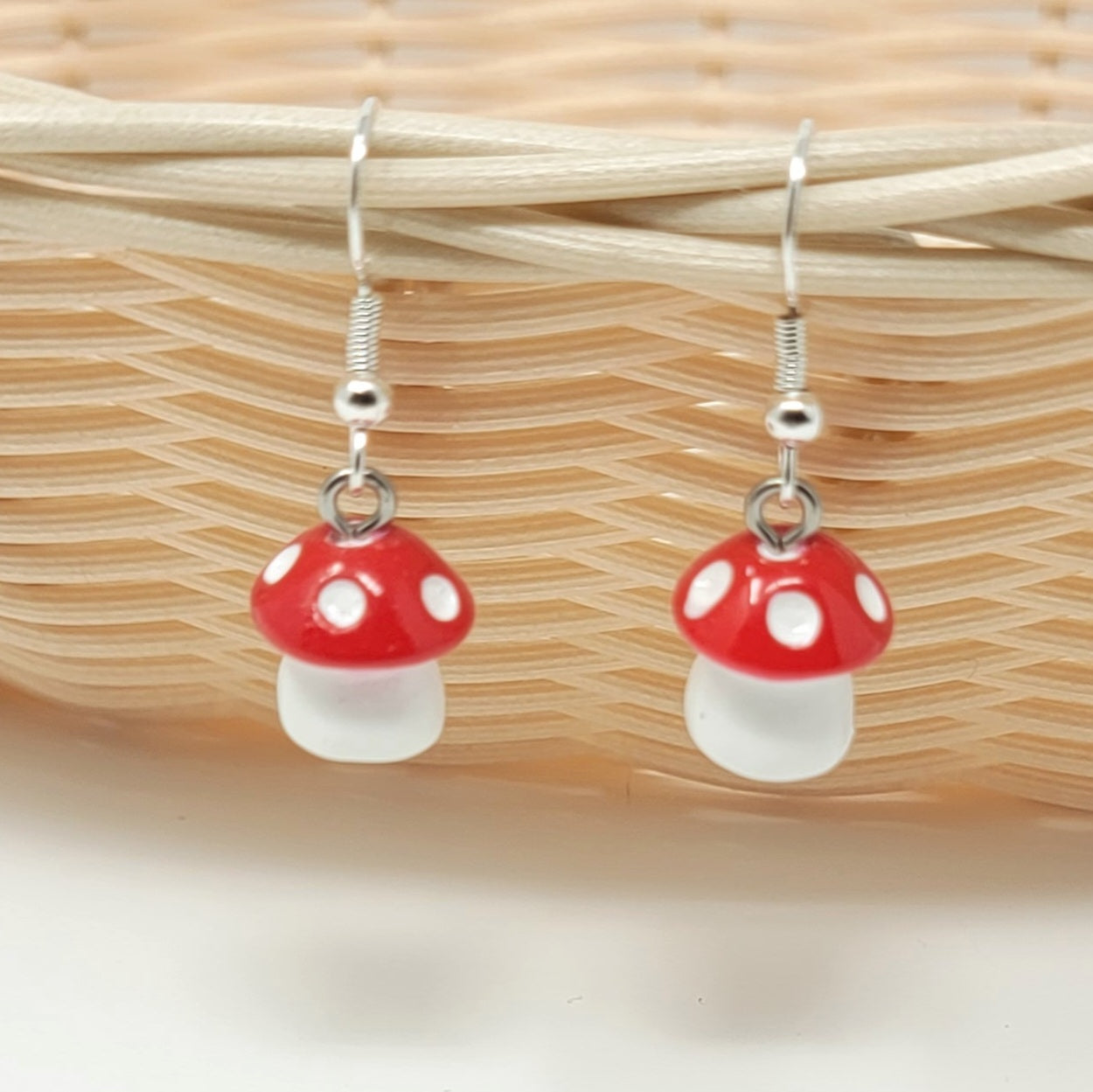 Earrings- Mushrooms