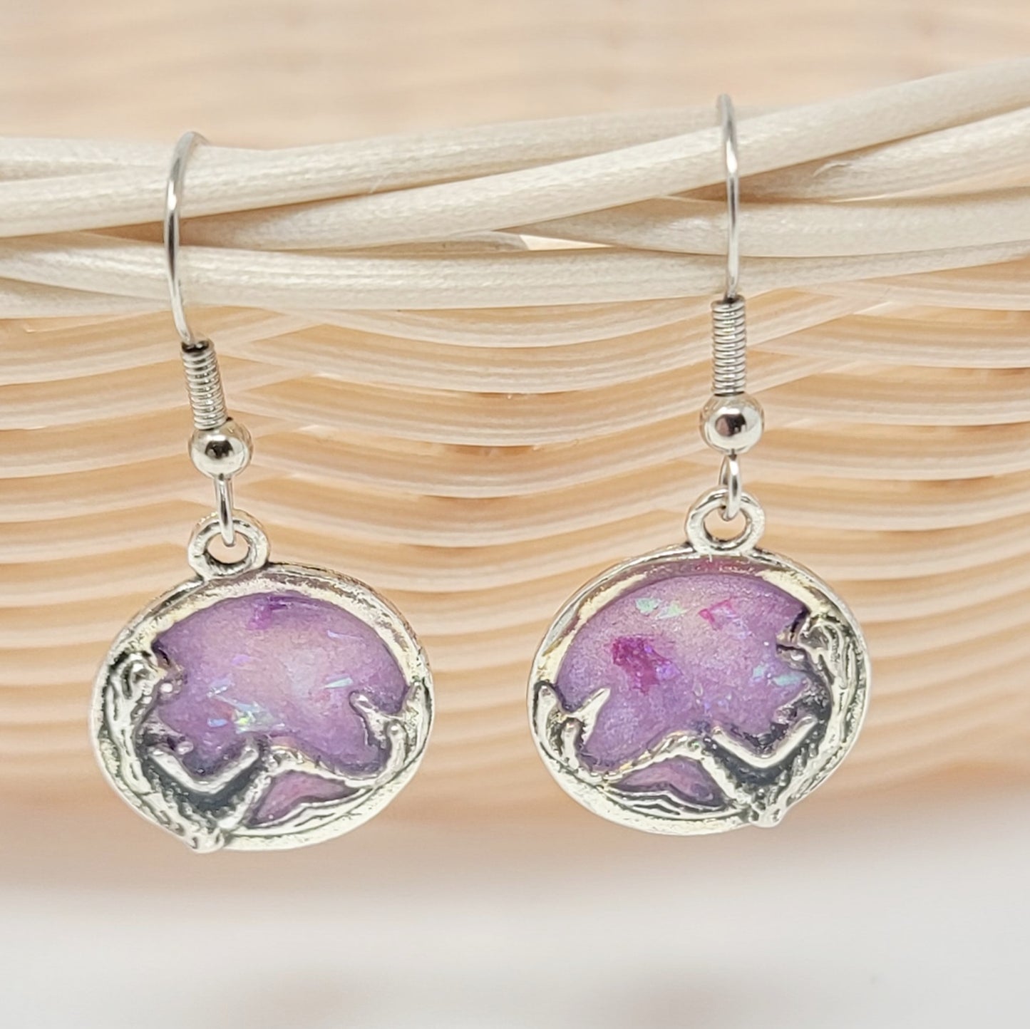 Earrings- Purple Mermaids
