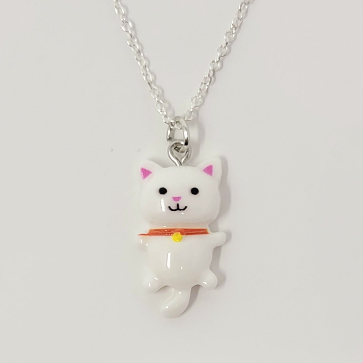 Earrings- White Cats