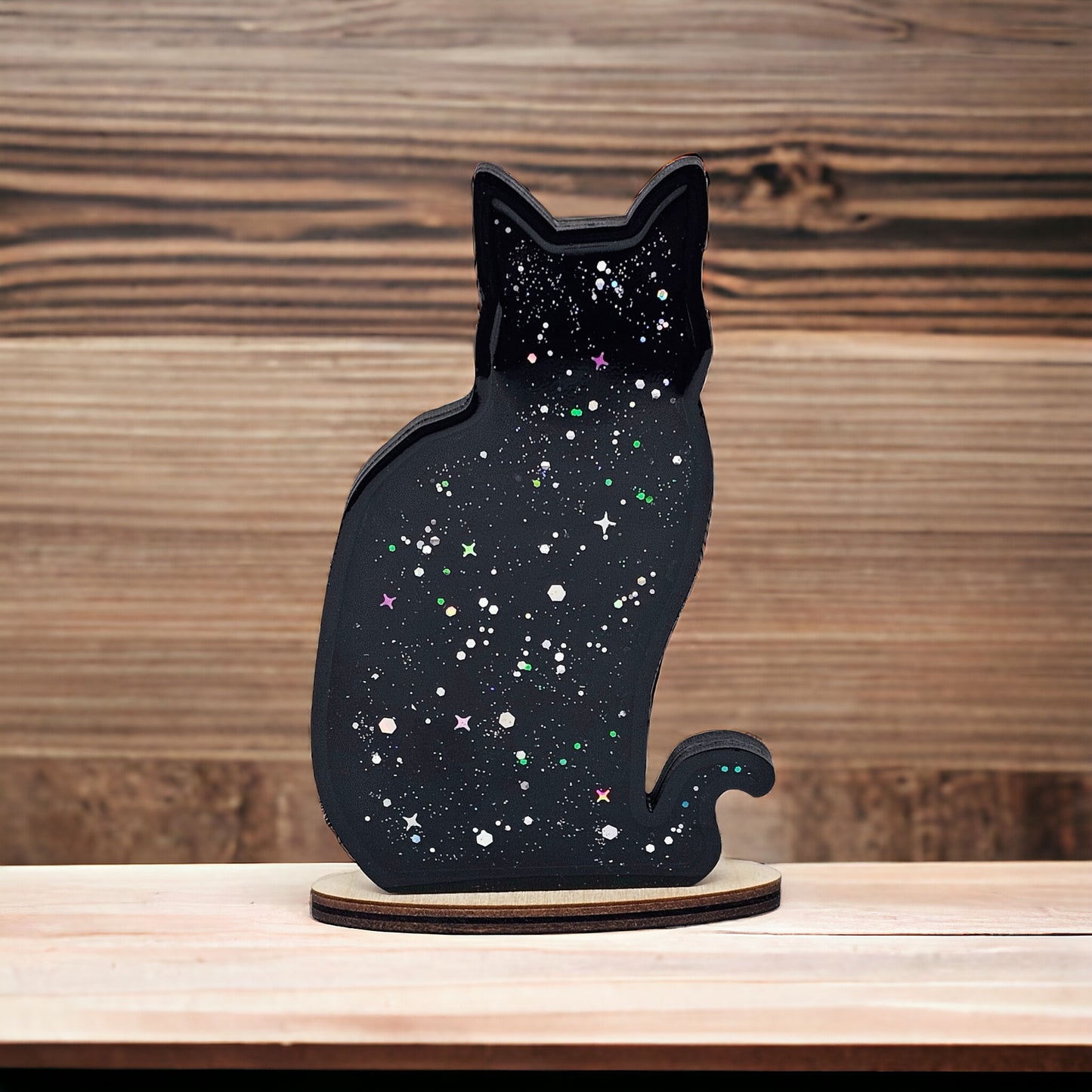 Galaxy Cat Shelf Sitter