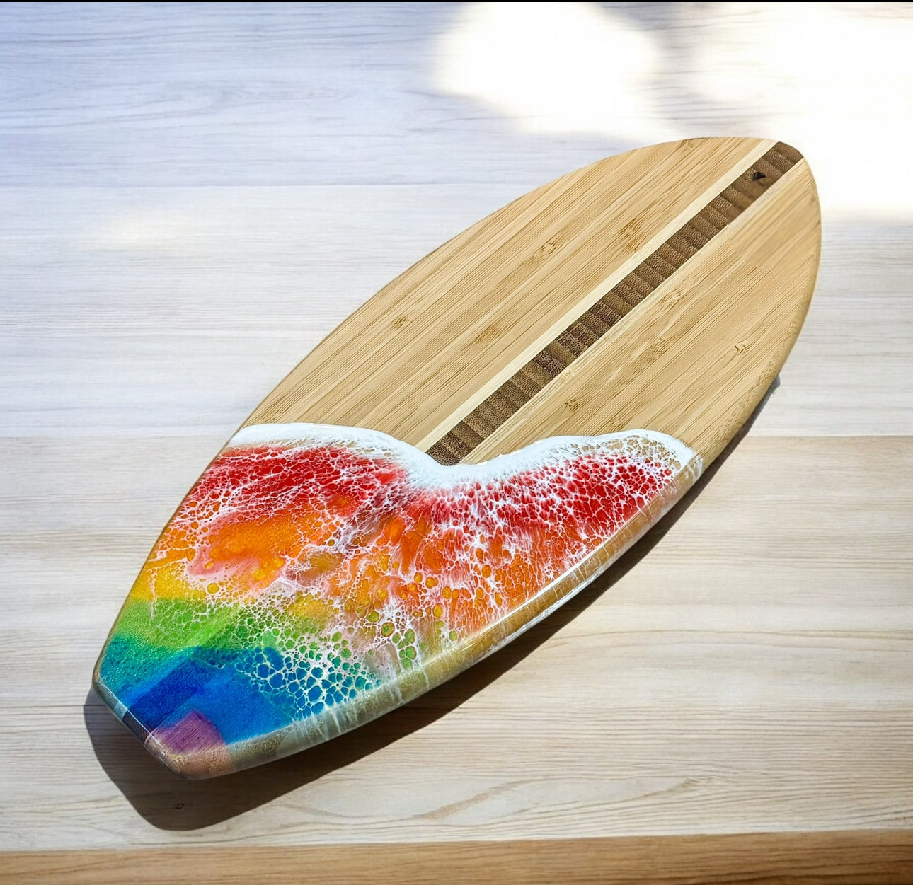 Mini Surfboard Charcuterie Board