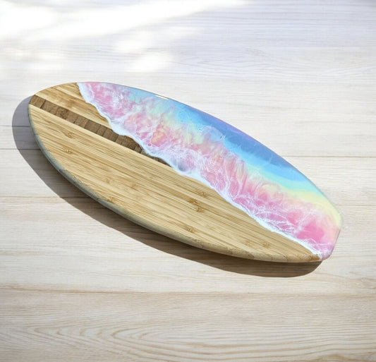 Mini Surfboard Charcuterie Board