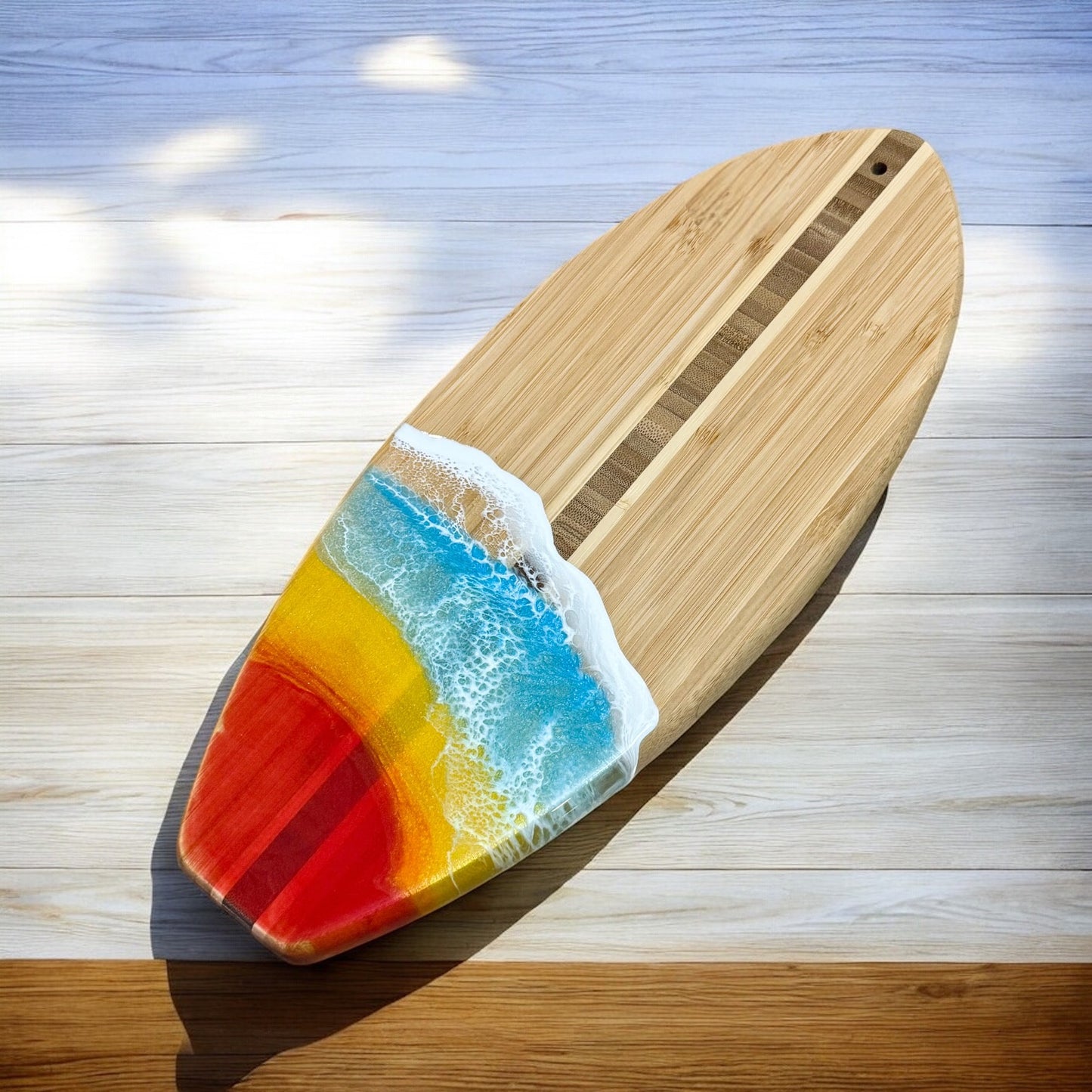 Mini Surfboard Charcuterie Board