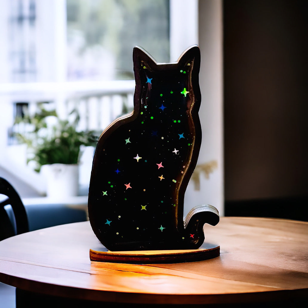 Mini Galaxy Cat Shelf Sitter