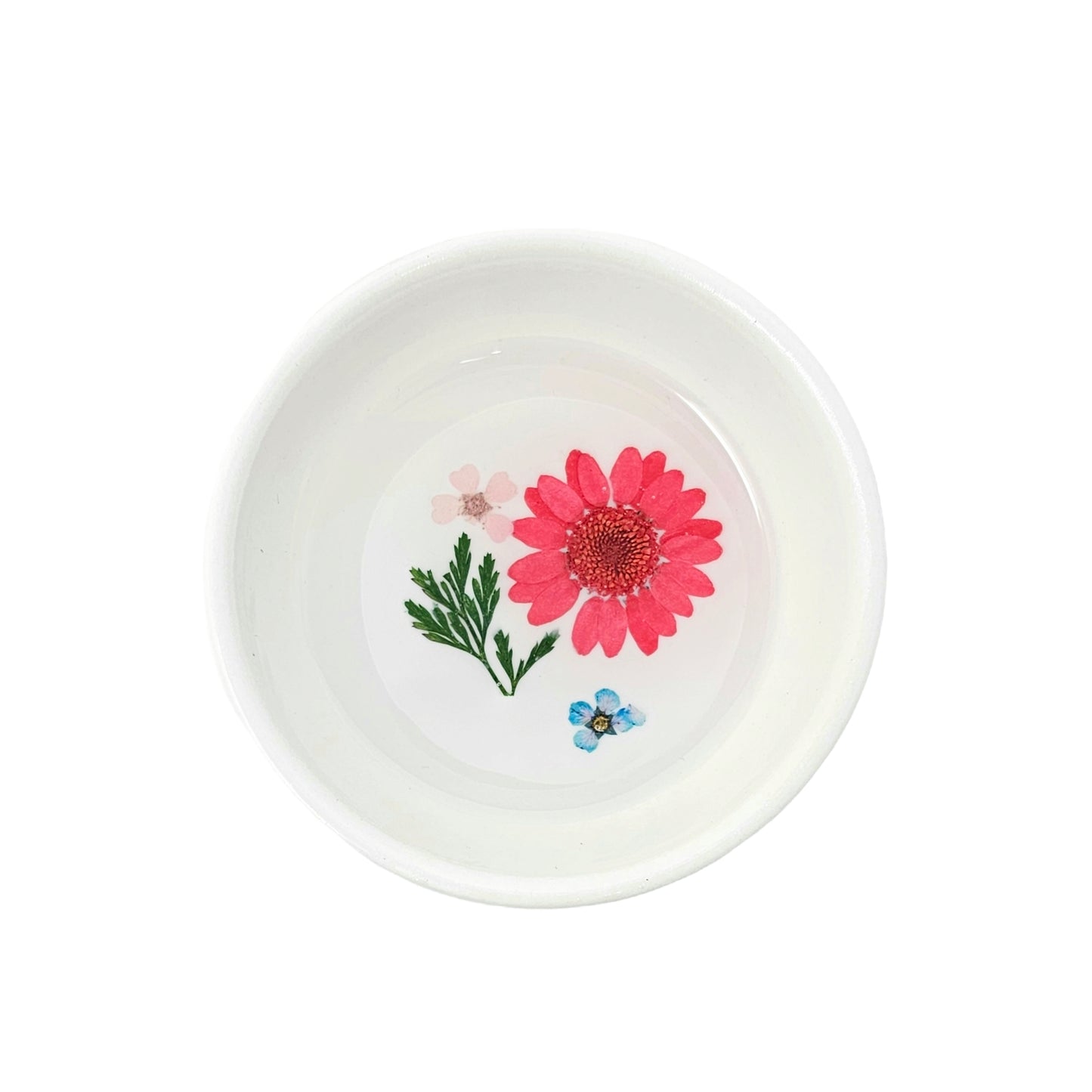 Pressed Flower Trinket Dish