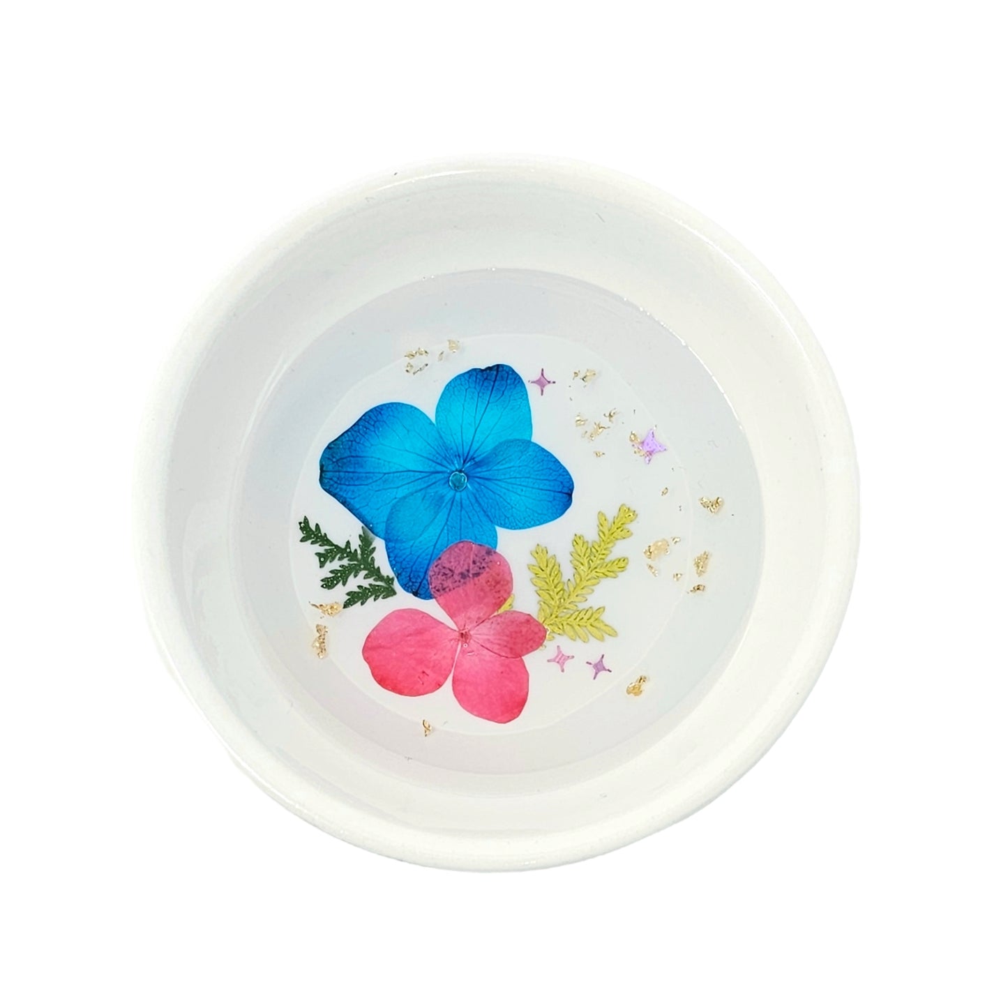 Pressed Flower Trinket Dish