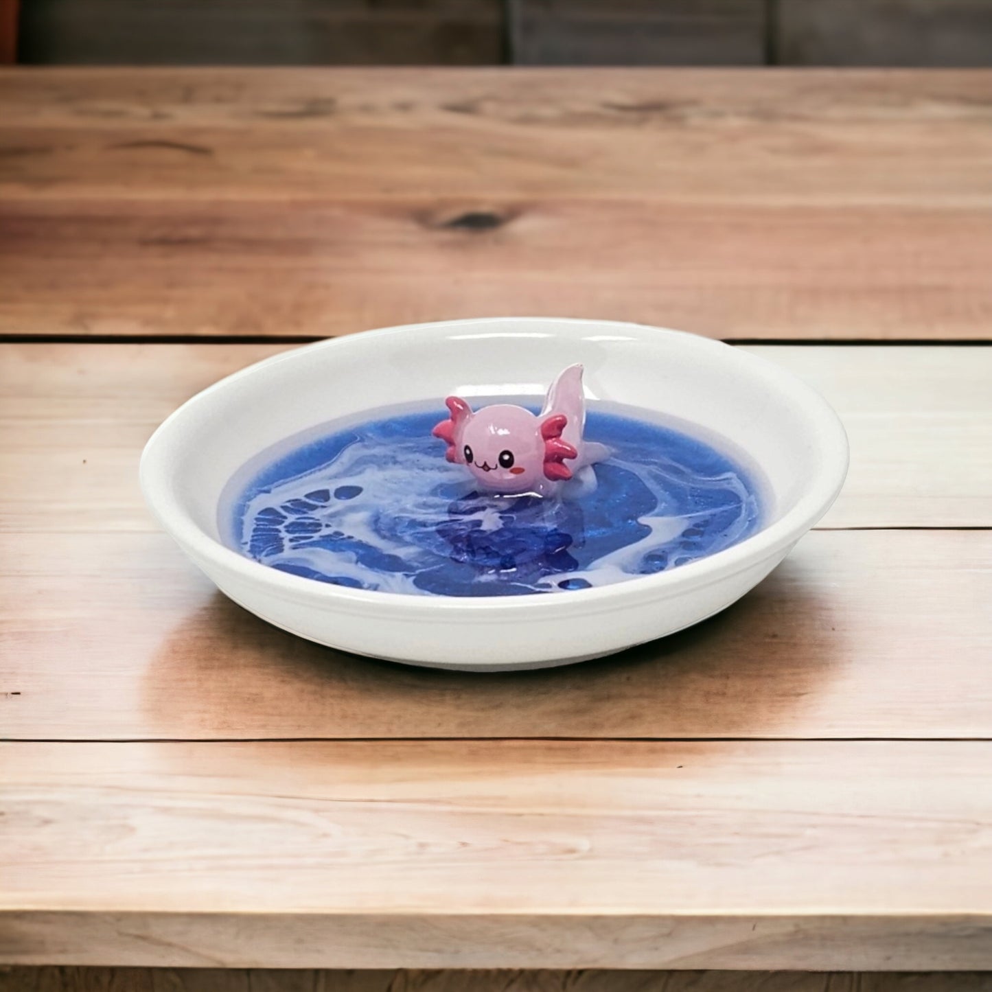 Trinket Dish with Axolotl