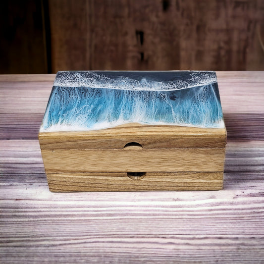 Double Wave Jewelry Box