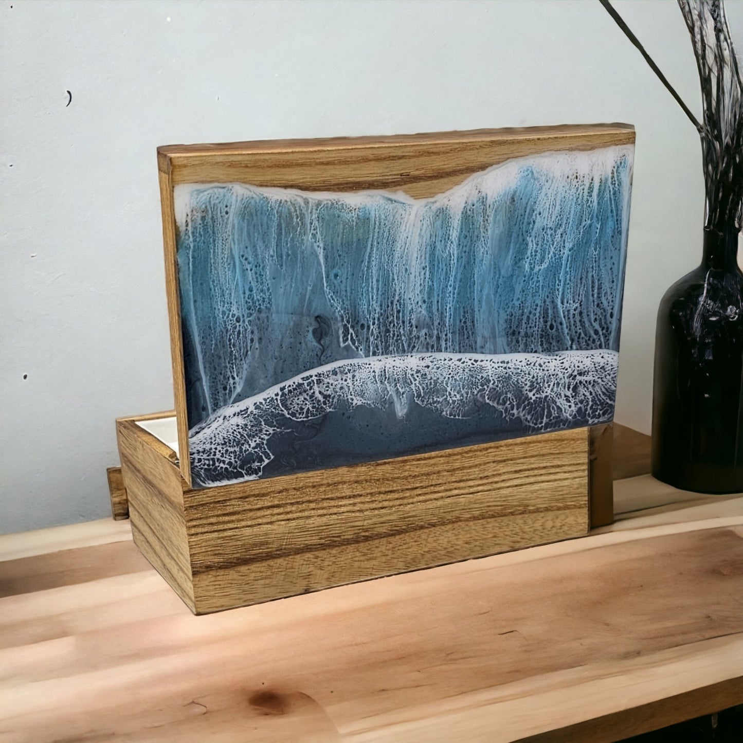 Double Wave Jewelry Box