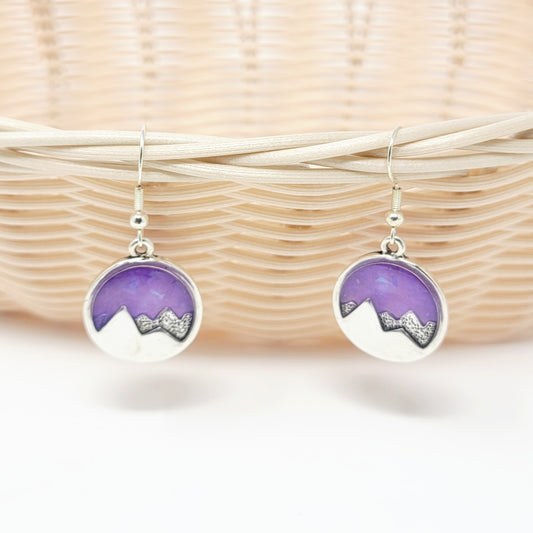 Earrings- Purple Mountains