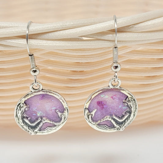 Earrings- Purple Mermaids