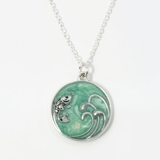 Light Green Fish Pendant